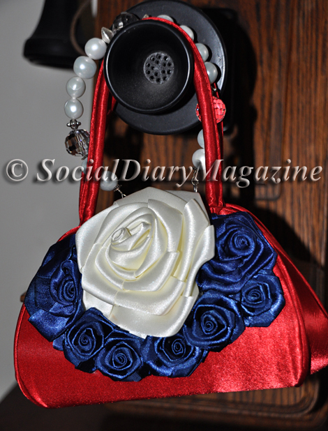 Patriotic Red, White and Blue purse by Lizz Russell